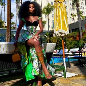 African print casual